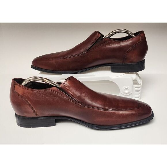 Cole Haan Shoes Men's Brown Slip-On Casual Dress Loafer Shoes Size 9.5 M - Picture 1 of 11